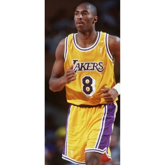 Kobe Bryant #8 (Mitchell/Ness)-(Lakers)-(Yellow)-(Jersey)-(New Cond.)-(L)-$95 - Picture 13 of 13